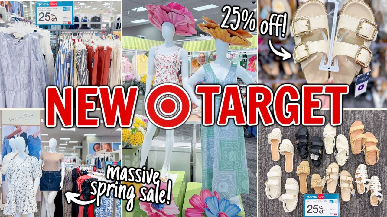 THIS WEEK ONLY! 🎯🛍️ Target SPRING Sale! 25% OFF ALL Summer Sandals & Clothing! (HUGE Haul!)
