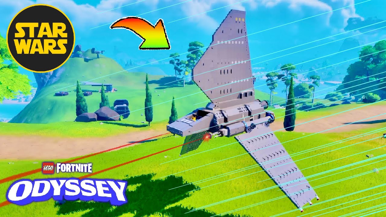☆翼の開閉可能☆Star Wars「ラムダ級T-4aシャトル」の作り方⭐【レゴフォートナイト/LEGOFortnite】