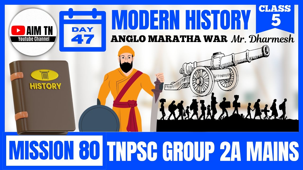 Modern History | Class - 5 | ANGLO MARATHA WAR | Mr. Dharmesh | Mission 80