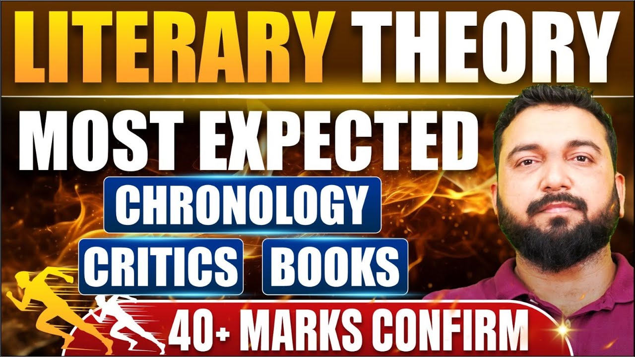 All Literary Theory Key Terms You Must Know | Critics, Books & Concepts | Vineet Pandey Sir