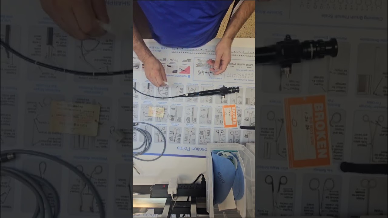 Sterile Processing : Sterilizing a scope that requires repair