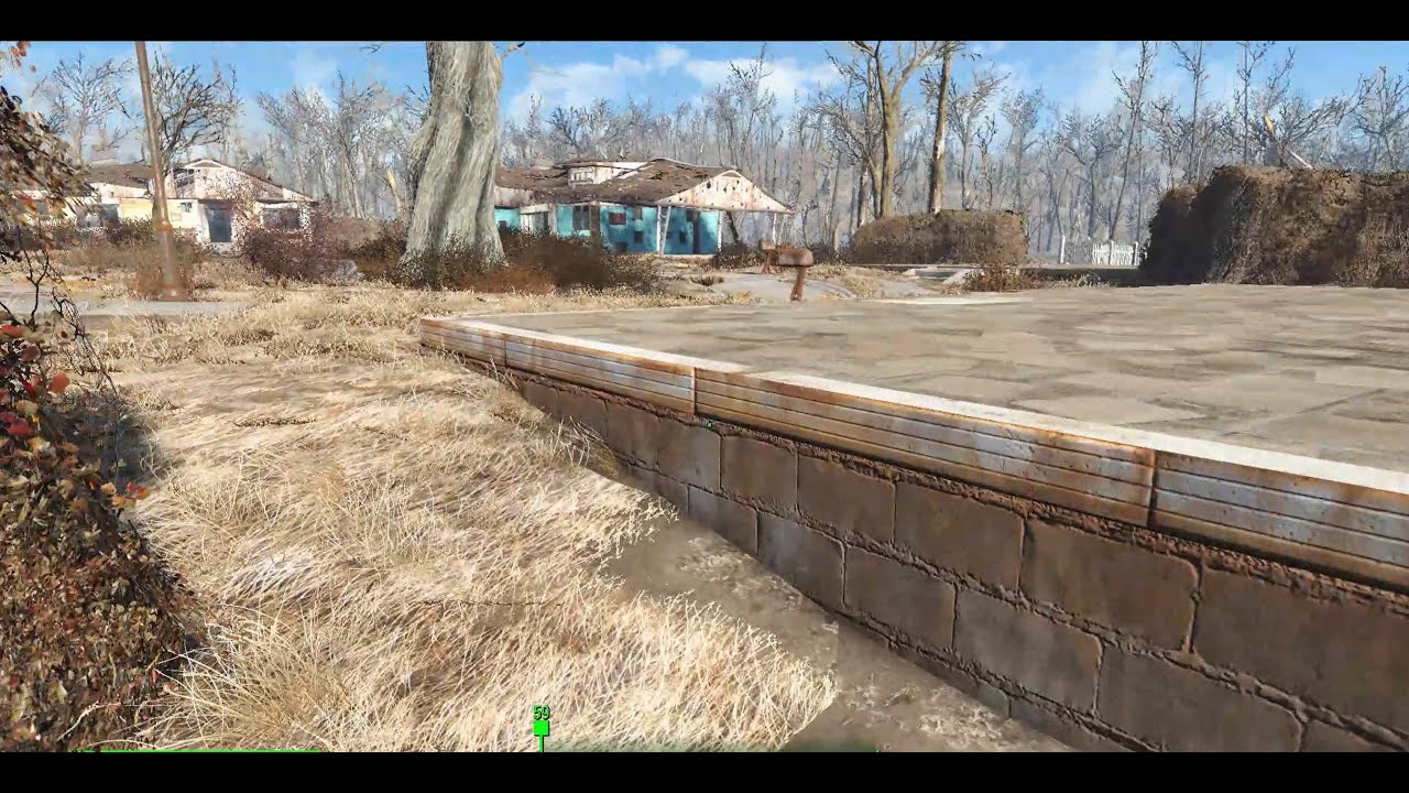 Fallout4 Settlements Sanctuary Shores Build, part 1