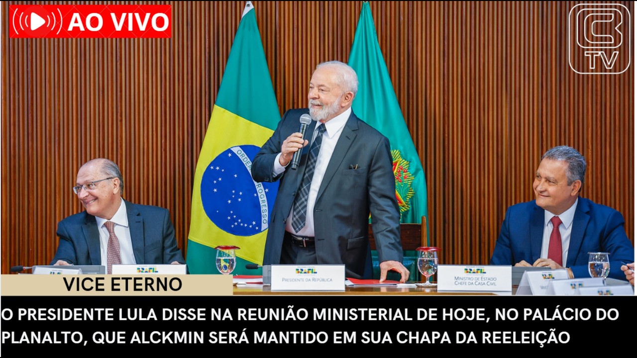 🔴 AO VIVO | LULA CONFIRMA ALCKMIN COMO VICE NA REELEI&Ccedil;&Atilde;O EM REUNI&Atilde;O NO PLANALTO | 19/03/2026