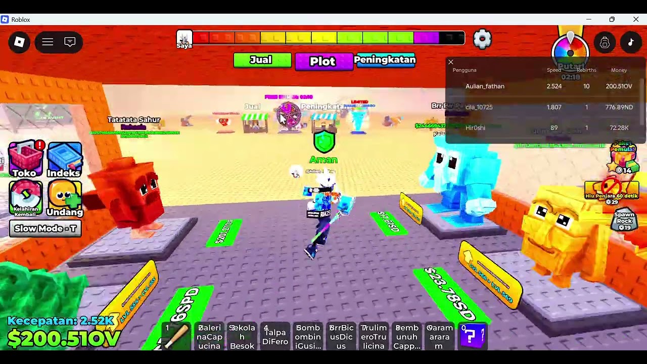 BAGI-BAGI BRAINROD UNTUK KALIAN