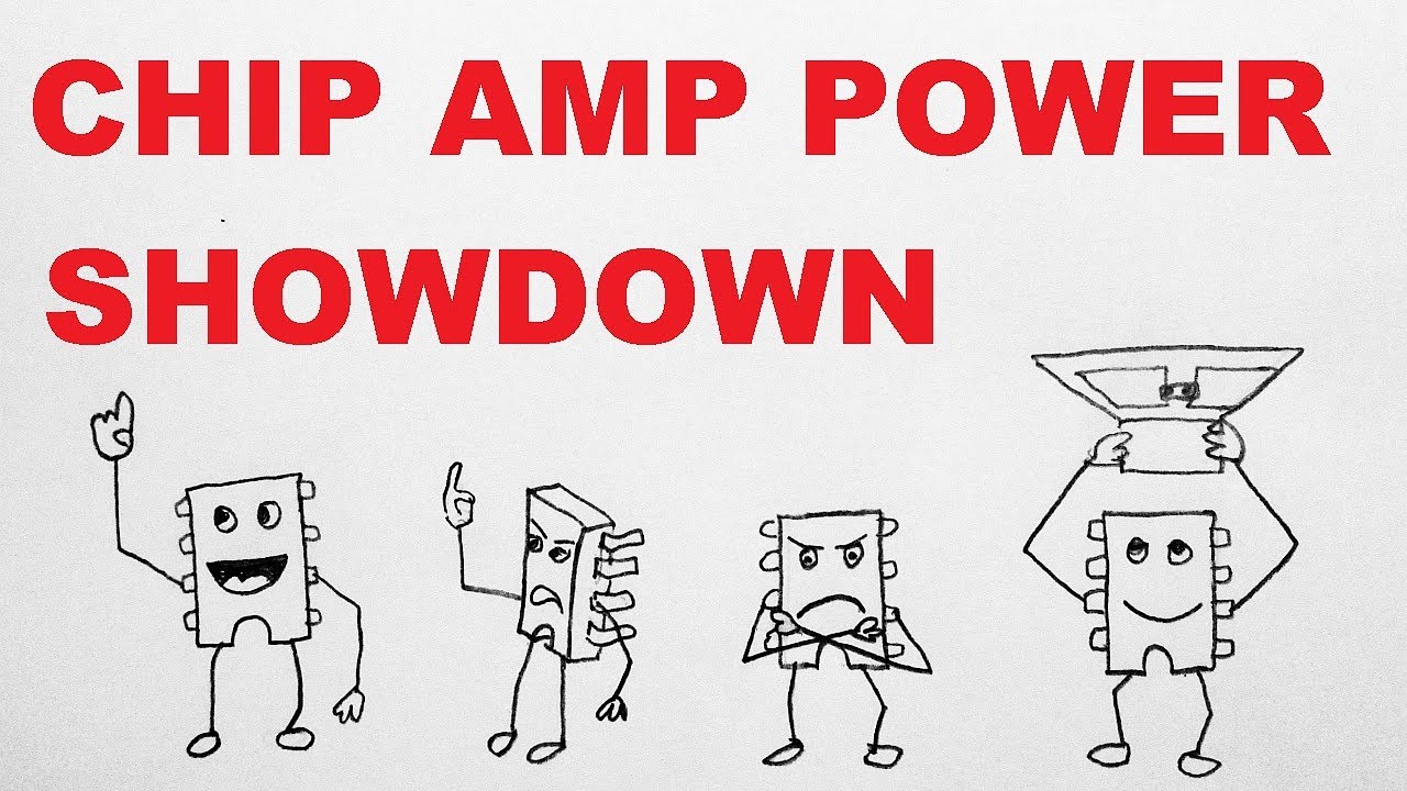 TDA7267, TDA7231, LM386 & TDA7052A audio amplifier power output test