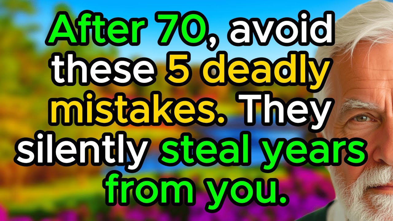 5 Mistakes That Shorten Your Life After 70 (Avoid These!)