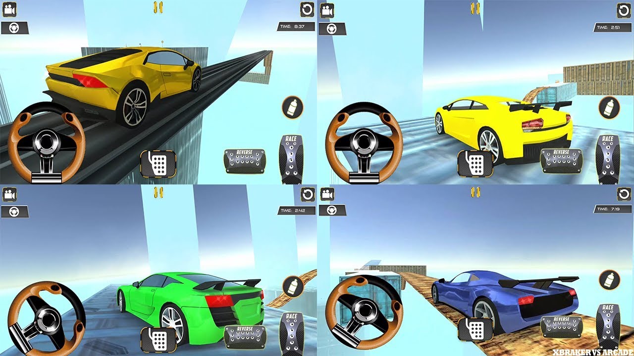 Impossible Tracks Stunts Simulator 2017 All Car Unlocked High Speed - Android GamePlay FHD