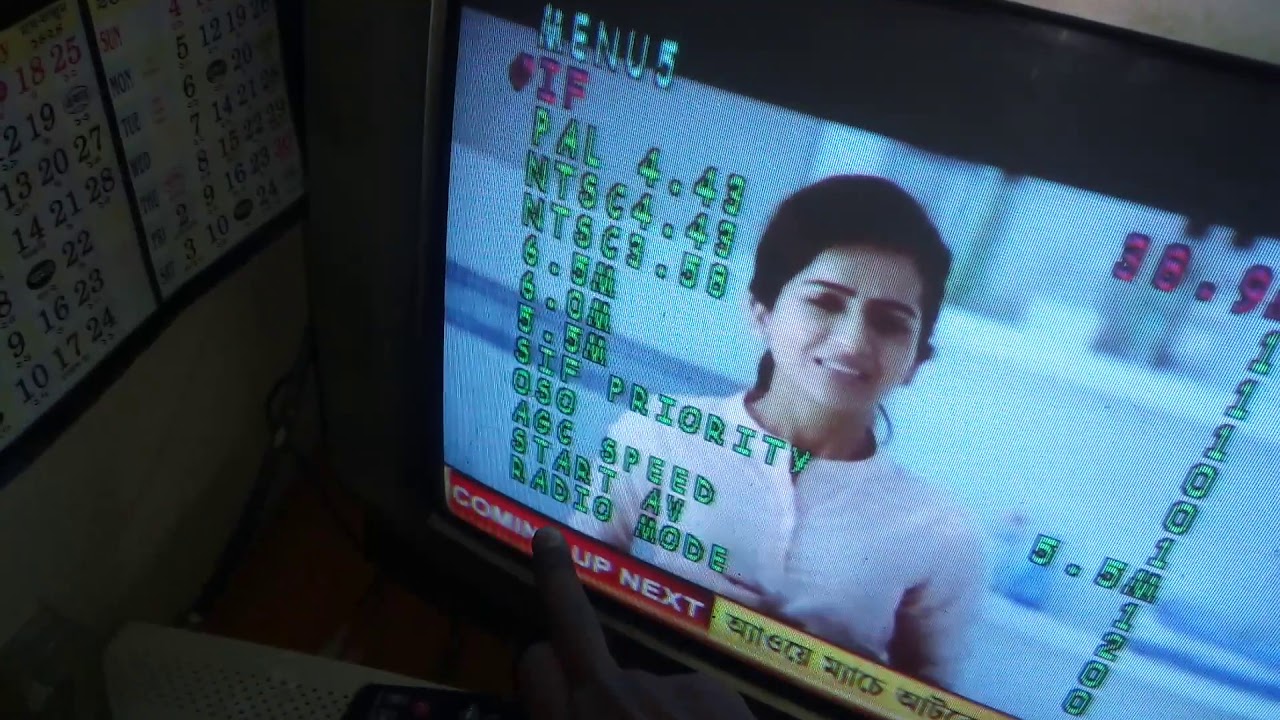 Akai crt tv ko service mode se direct AV and start