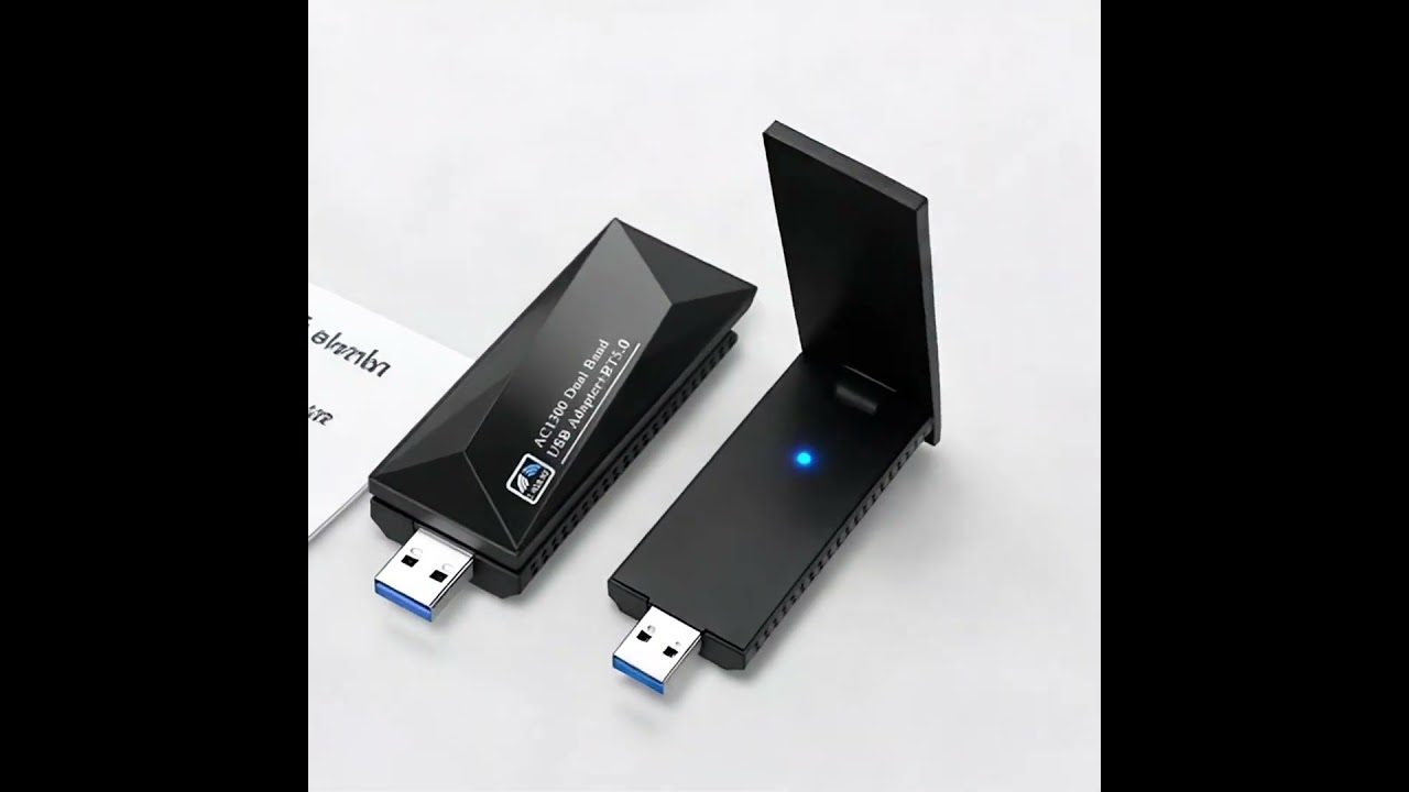 thl 1300Mbps USB WiFi Adapter & BT 5.0, 2.4G/5G Dual Band Wireless Network
