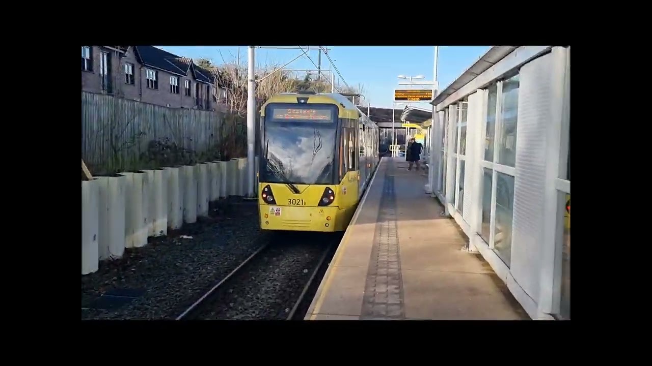 114 - Manchester Metrolink: Mauldeth Road West, St.Werburgh's Road & City Centre - 26th January 2023