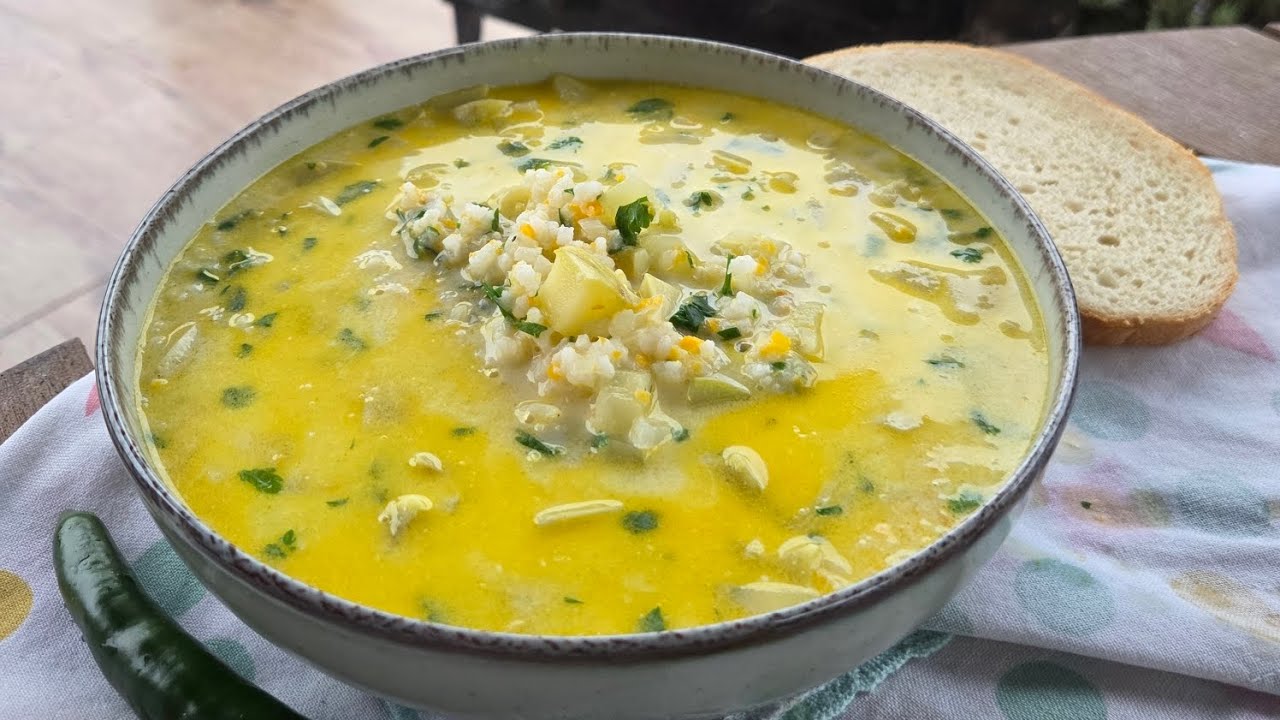 Ciorba Perfectă Există! CIORBĂ DE DOVLECEI A LA GREC, fină și delicioasă!!!