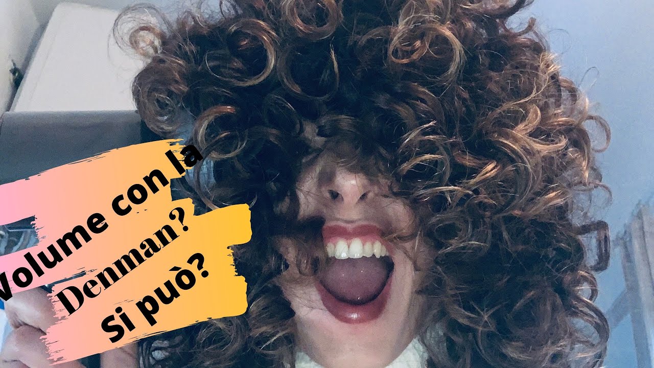 Capelli ricci| più volume con la Denman brush