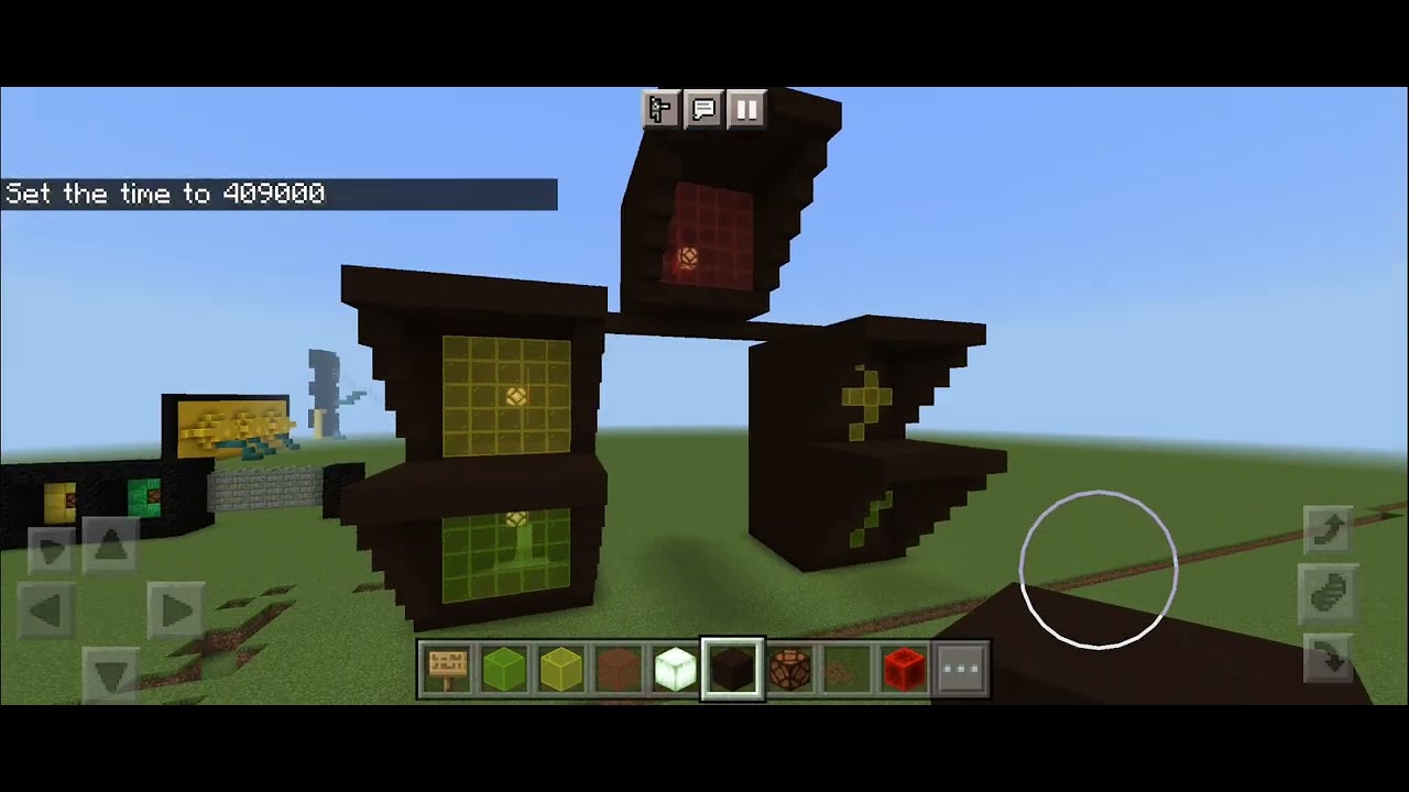 my builds in Minecraft and my doghouse traffic light (pvp signal)