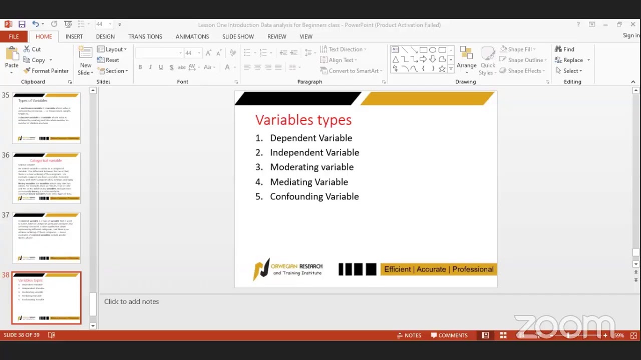 Introduction to Data Management and Analysis for Monitoring and Evaluation Tutorials