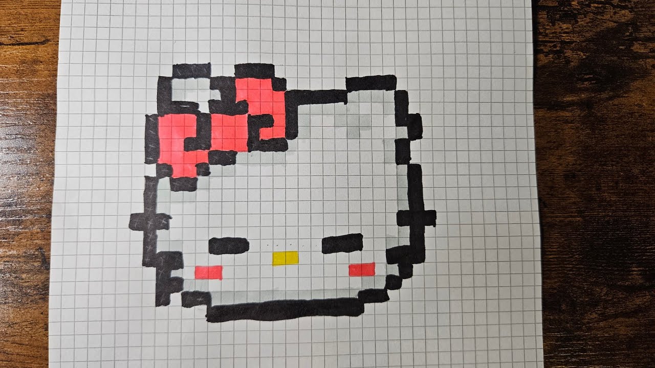 Pixel art of Hello Kitty. Hope you enjoy this one!