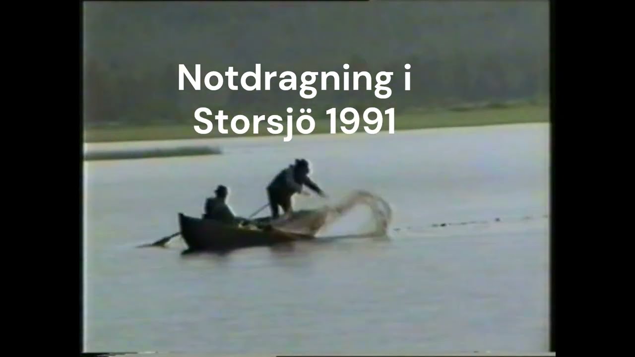 Notdragning i Storsjö 1991
