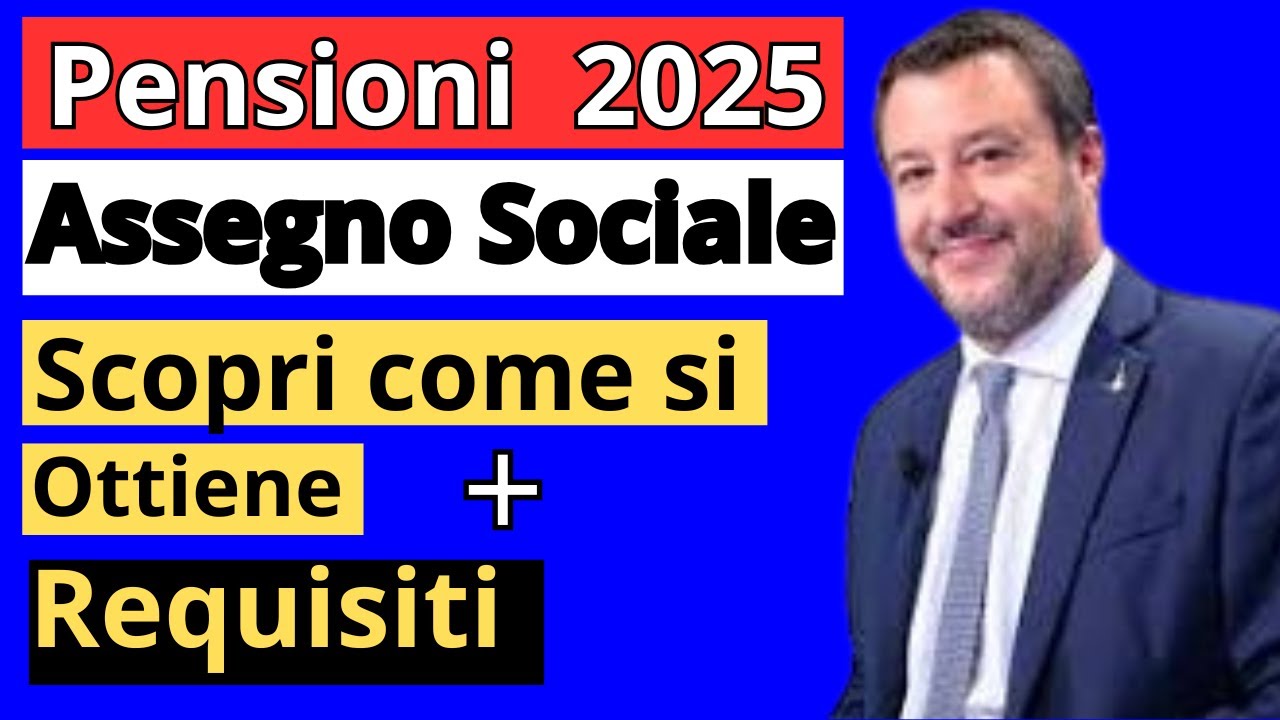 ASSEGNO SOCIALE 2025: ATTENZIONE AI CONTROLLI .  CHI LO PERDE E CHI PU&Ograve; PRENDERLO! TUTTO SPIEGATO