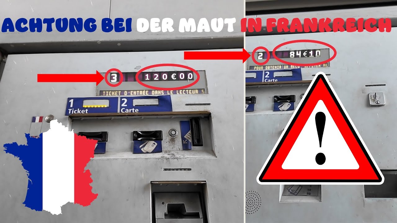 Maut mit Wohnmobil in Frankreich 🇫🇷 DAS solltet ihr unbedingt wissen 