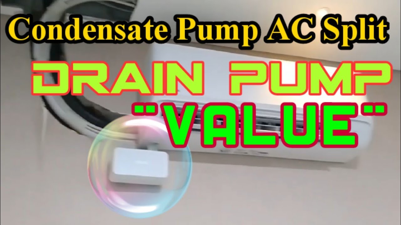 #180 Cara Pasang Drain Pump | Modifikasi Pembuangan Air AC Split