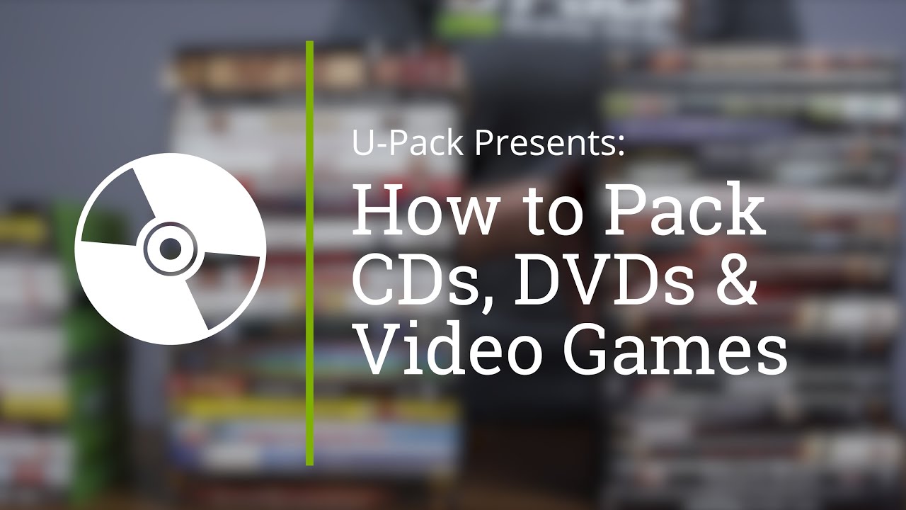 How to Pack CDs, DVDs, and Video Games