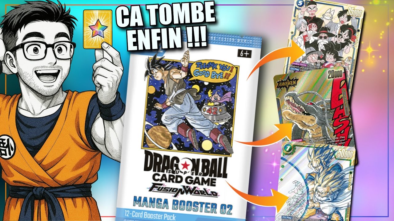 🥳UN DROP QUI FAIT PLAISIR !!🙏😍 UNBOXING 2nd Display Dragon Ball Fusion World Manga Booster SB02