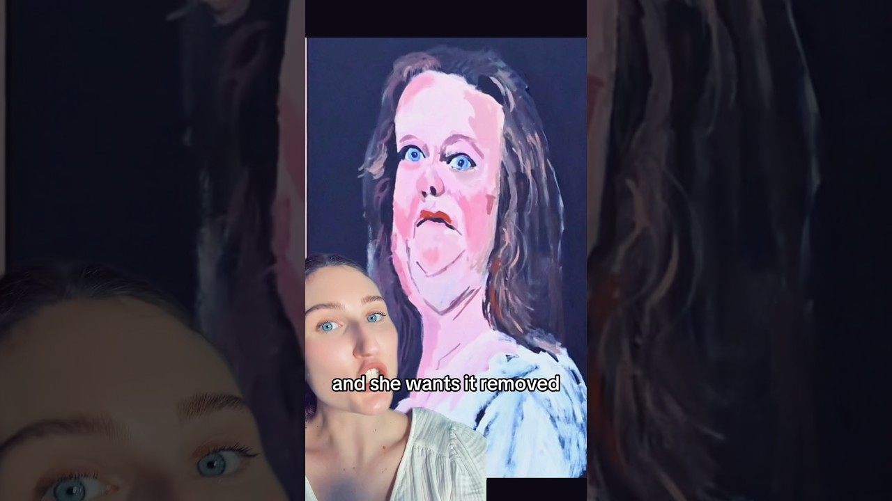 Richest Woman wants Portrait Removed. Art by Vincent Namatjira #artcontroversy #artreview