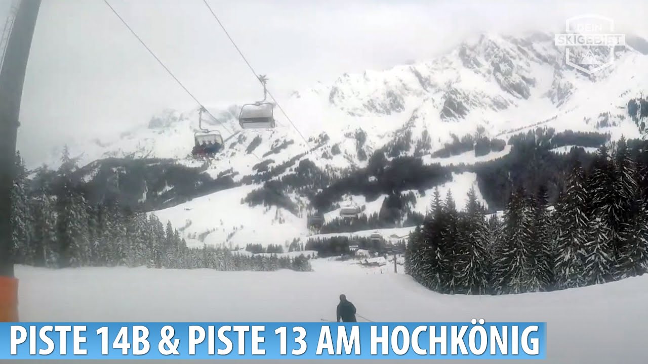 Pisten 14b und 13 am Hochkönig
