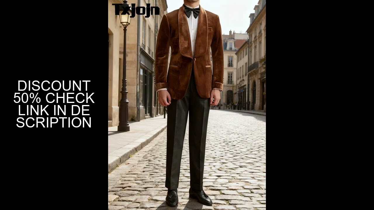 Hot-Selling Notched Lapel Men Suit Set 2PCS 2026 Popular Velvet Men's Tuxedos Suit Classic Office Su