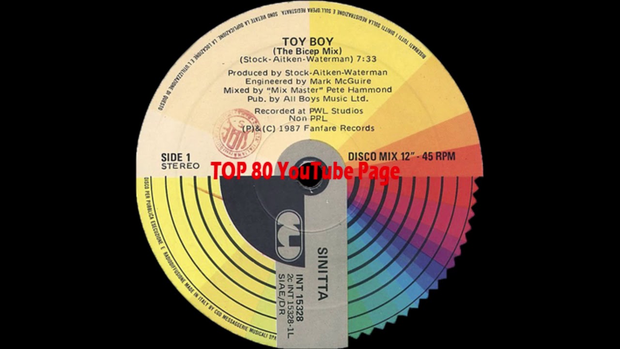 Sinitta - Toy Boy (A Pete Hammond The Bicep Mix)