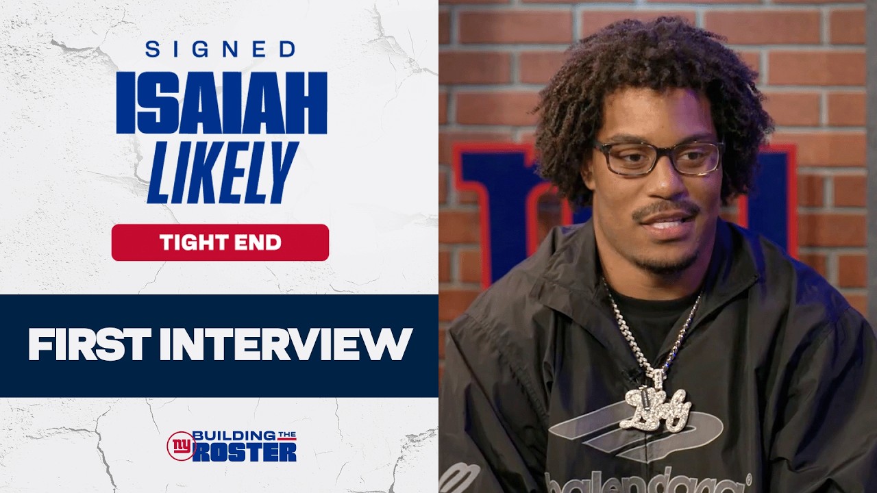 First Interview: Tight End Isaiah Likely on Joining the Giants | New York Giants