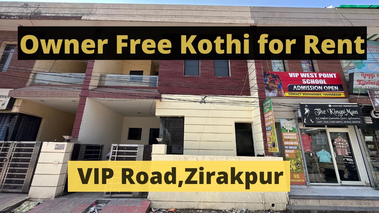 Kothi for rent 4 Bedrooms VIP Road Zirakpur | Elite Rental Services | Tenants