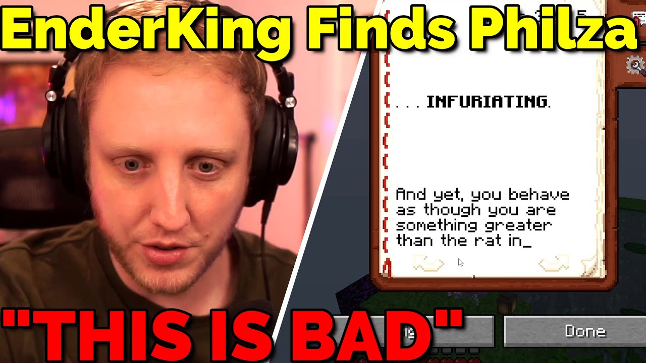 Ender King Finds Philza & Rose & Threatens Philza on QSMP Minecraft & Calls Blaze EMPRESS