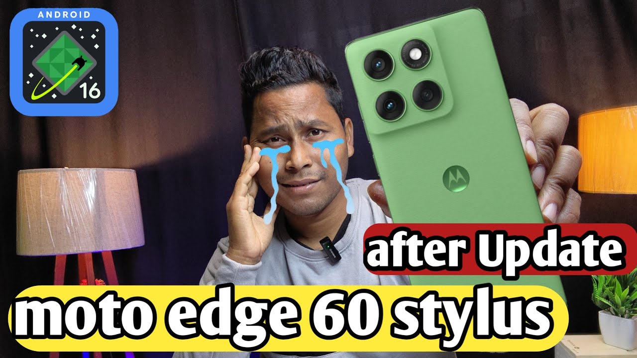 Moto edge 60 stylus after android 16 update ♥️✅👍