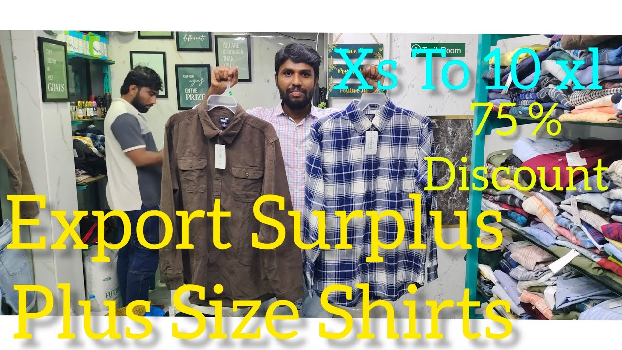 EXPORT SURPLUS/PLUS SIZE FASHION/SURPLUS CLOTHES