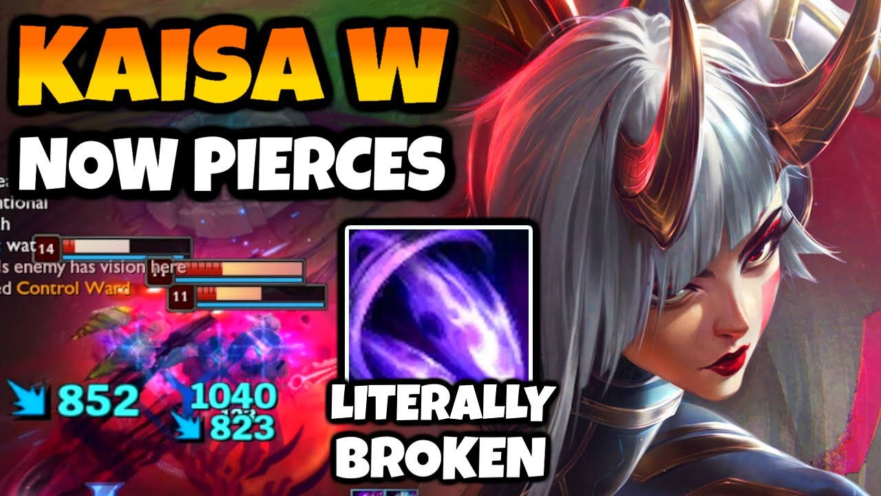 AP Kai'sa W can now one-shot entire teams. (W Evolve goes through units)