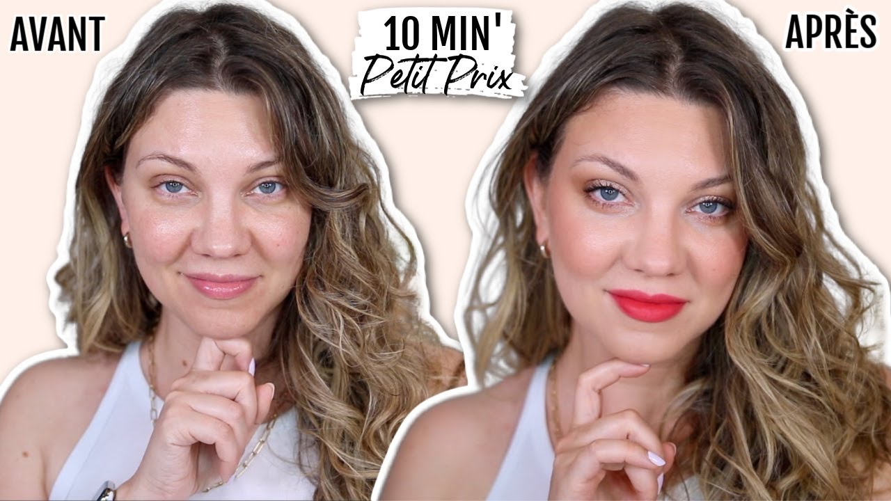 ⚡️10 MIN MAKEUP /PETIT PRIX⚡️ : FACILE, RAPIDE POUR LES MATINS PRESS&Eacute;S ! Maquillage d&eacute;butant
