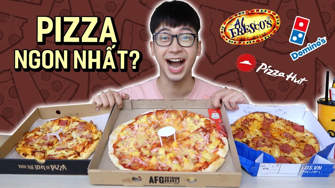 Gọi thử 3 thương hiệu PIZZA NỔI TIẾNG về nhà để SO SÁNH // SERIES Ở NHÀ ĂN CẢ THẾ GIỚI #27