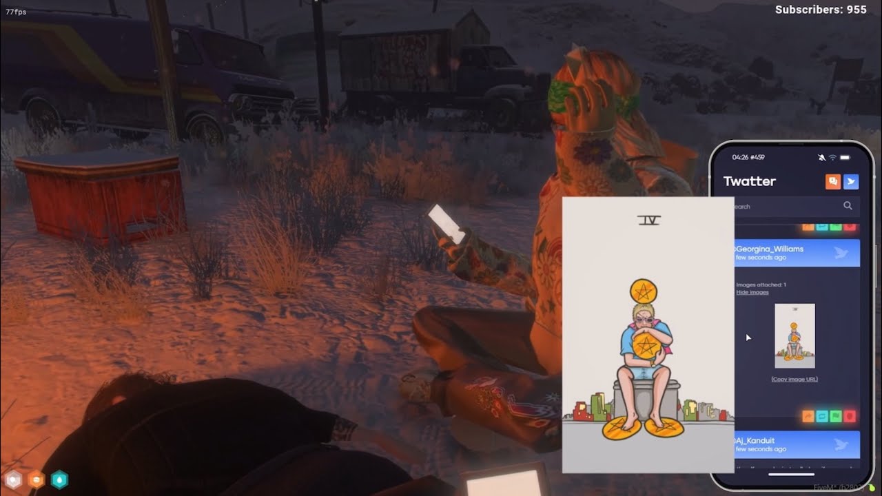 Edgar Gets a Tarot Card Reading with Windsong | GTA RP NoPixel 4.0