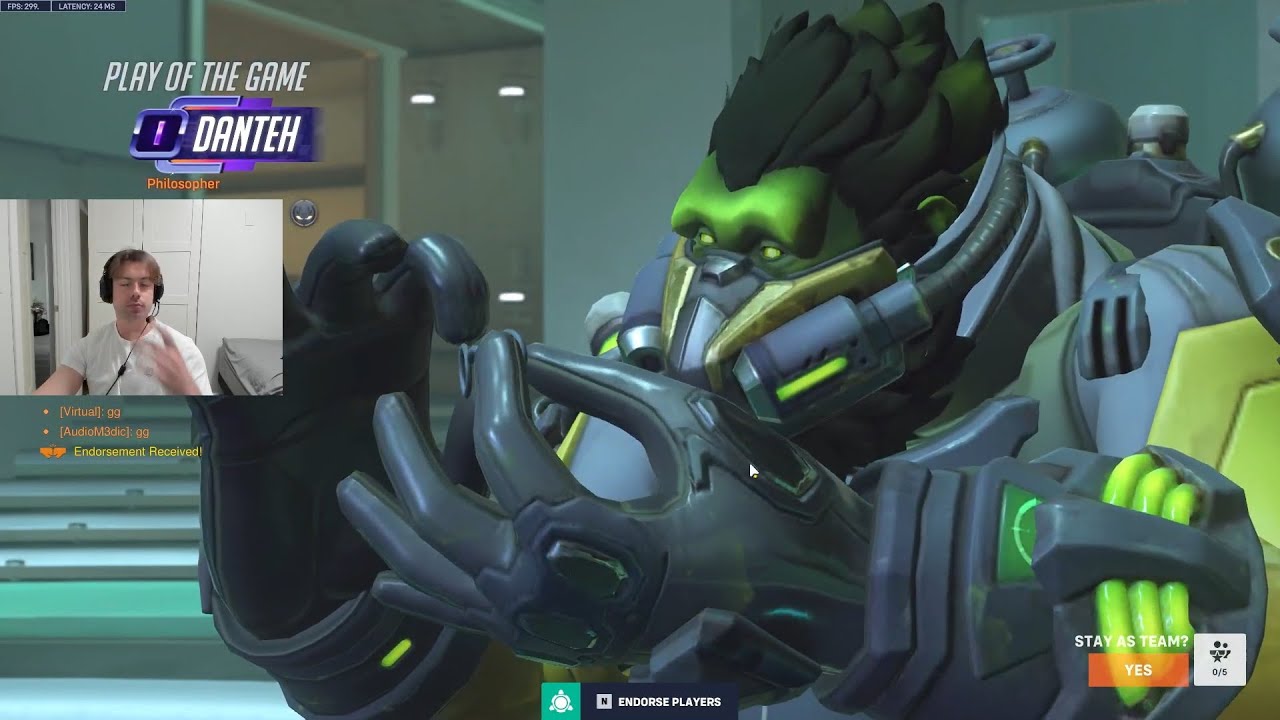 POTG! Данте Уинстон &mdash; 500 лучших игроков 16-го сезона Overwatch 2