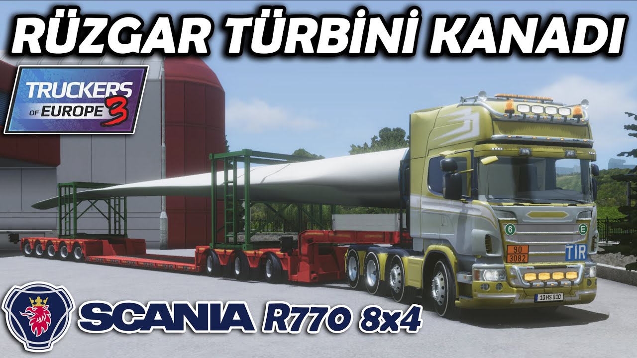 ÇATARA PATARA MOTOR SESİ !! AĞIR YÜK ÇEKİYORUZ // SCANIA 8x4 R770 2009 | TRUCKERS OF EUROPE 3 !!