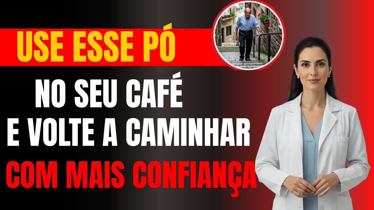 Saúde do idoso: coloque esse pó no café e cuide melhor das pernas