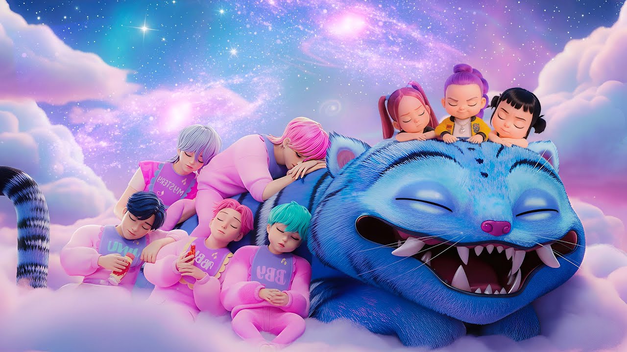 Instant Sleep with Baby Zoey, Mira, Rumi & Saja Boys ✨ | A Healing Melody for Deep Sleep