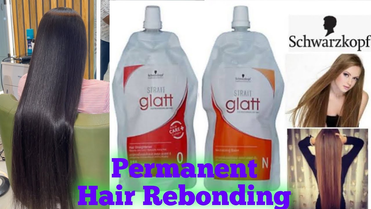 Permanent Hair Rebonding || Full ￼Process Step-By-Step || Permanent Hair Straightening | Smoothening