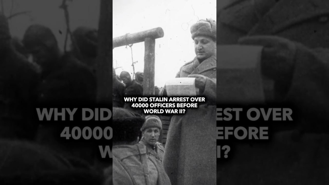 Why Stalin arrested over 40000 officers?