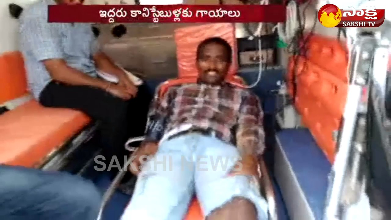 Two Constables Injured in Reddy Subrahmanyam Car Hits
