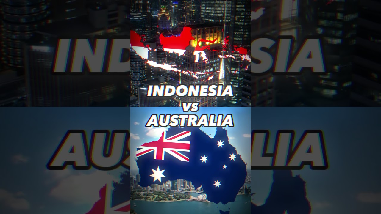 Indonesia🇮🇩 vs Australia🇦🇺 #comparison #country #edit #education #military #viral #geography