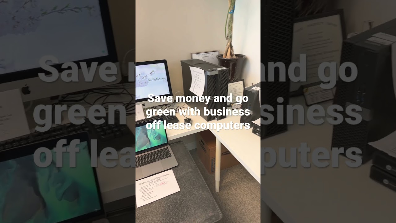 Go green, go with business off lease computers 