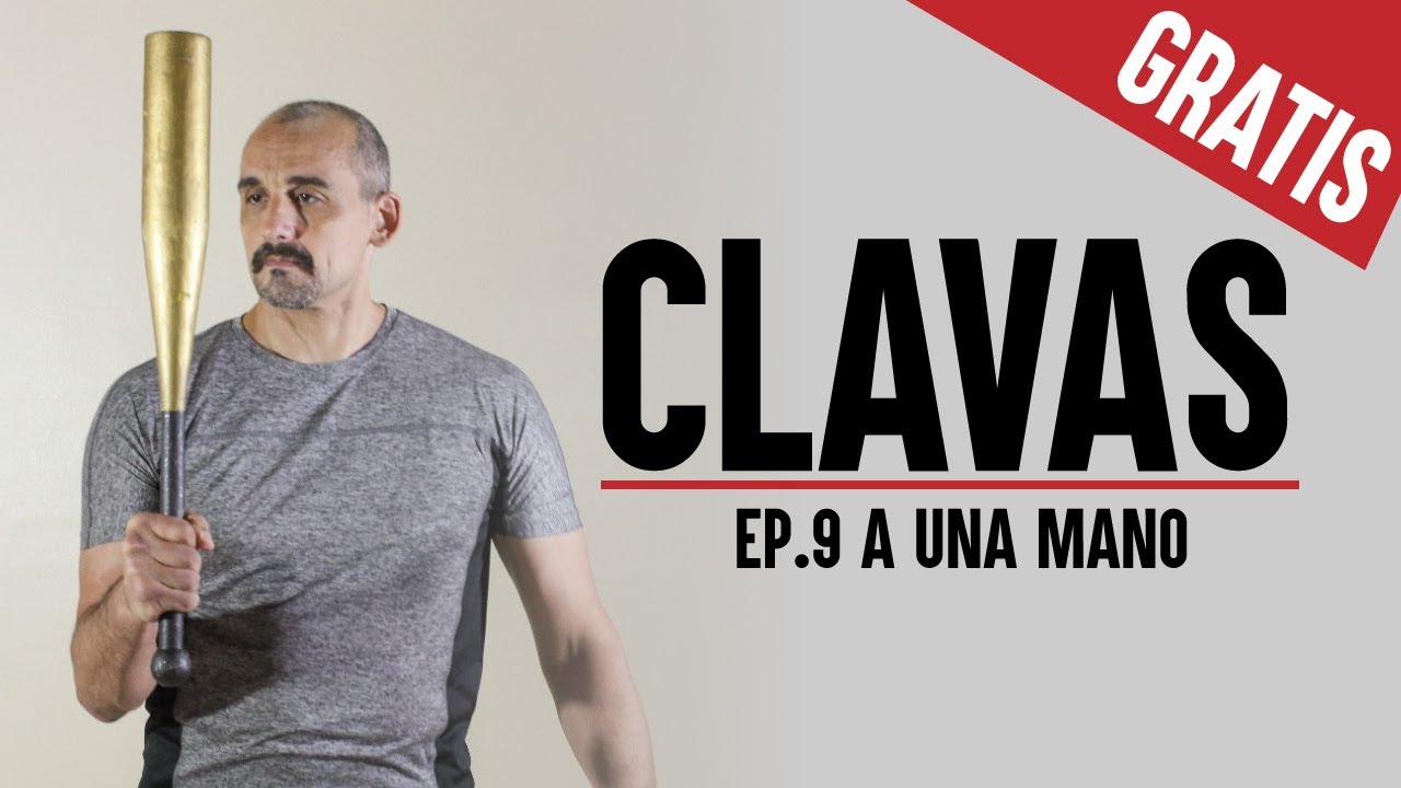 Clavas con una mano. [9/10]. Curso completo de clavas en Español. (Clubbells).