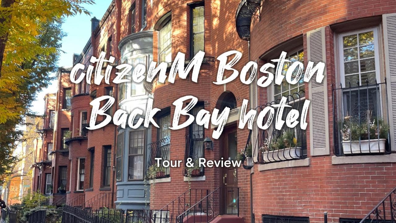 citizenM Boston Back Bay | Hotel Tour + Review 🍁
