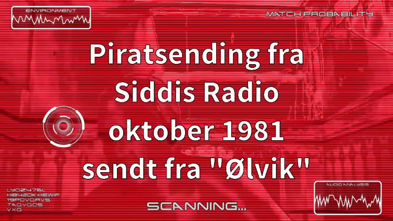 Det Pene Bæn på Siddis Radio - Høsten 1981